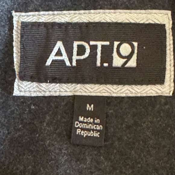 Apt 9 Women's Charcoal Gray Wool Blend Pea Coat - Picture 14 of 15